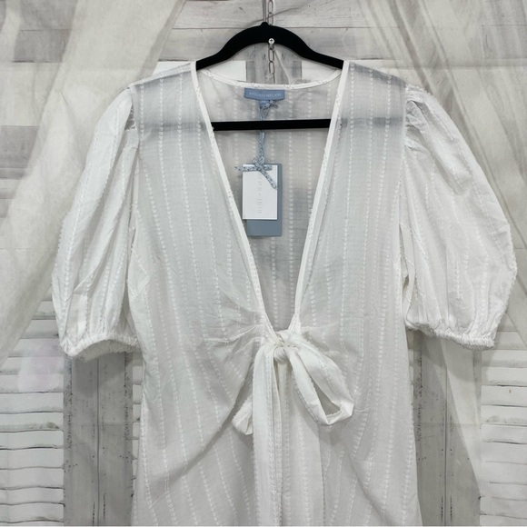 NEW Antonio Melani x Born on Fifth Size XL Swim Wrap Cover-Up Maxi Short Sleeve - Picture 3 of 9